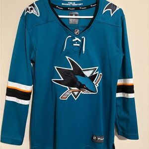 Fanatics Women’s Teal San Jose Sharks Jersey